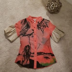 Nuvula Button Up Blouse